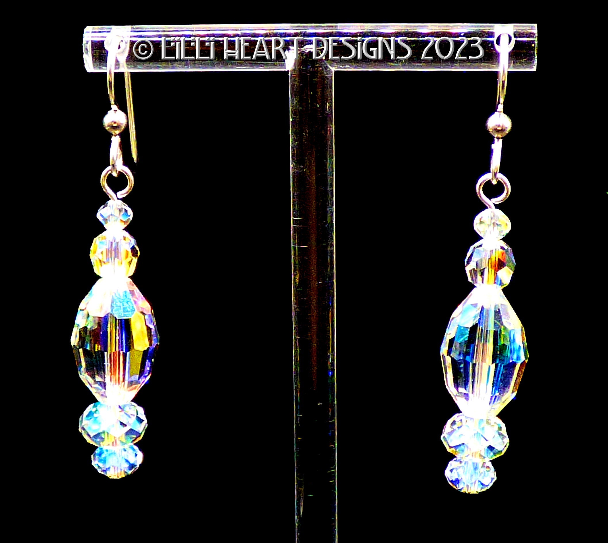 Large Crystal Chandelier Earrings Swarovski Crystal EARRINGS