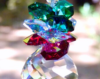 KumaさんSWAROVSKIクリスマスオーナメント✩.*サンキャッチャー kumaさん様3点お纏めページ✩.*˚SWAROVSKIサンキャッチャー