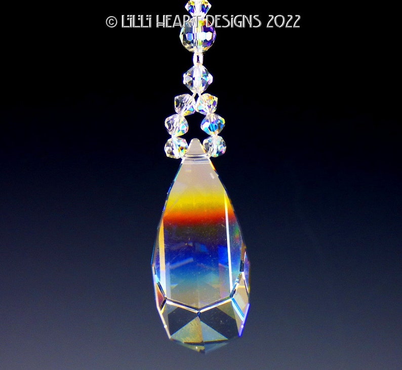 Swarovski Crystal Suncatcher VERY RARE FLAME 38mm Aurora Etsy