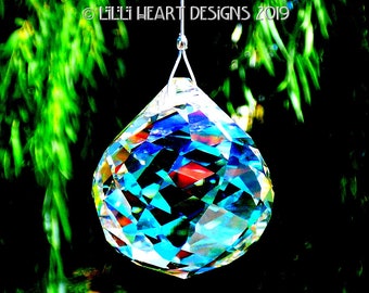 Swarovski Crystal Aurora Borealis Suncatcher Rainbow Maker 30mm MOZART TWIST Ready to Hang Gift Boxed Car Charm Rainbows Lilli Heart Designs