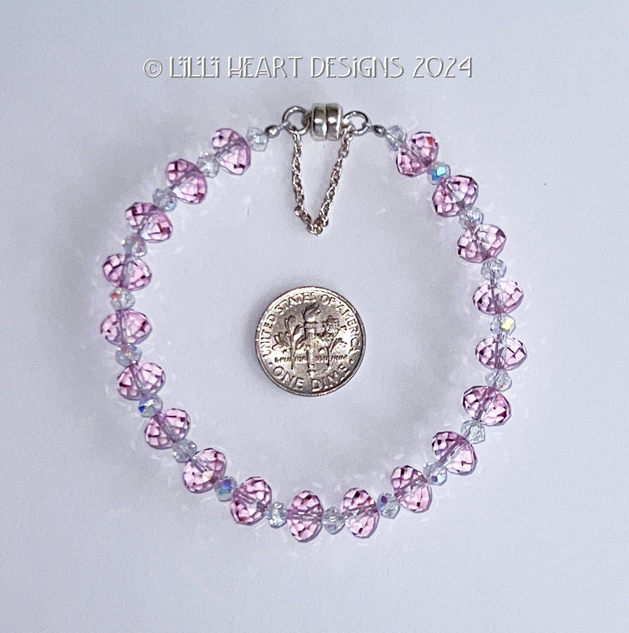 Swarovski Pink Millenia Bracelet | James & Sons