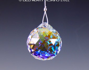 スワロフスキークリスタルサンキャッチャー 30mmボール カーチャーム