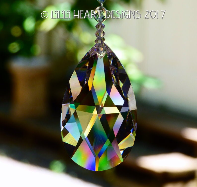 巨大なスワロフスキークリスタルサンキャッチャー、非常に希少な