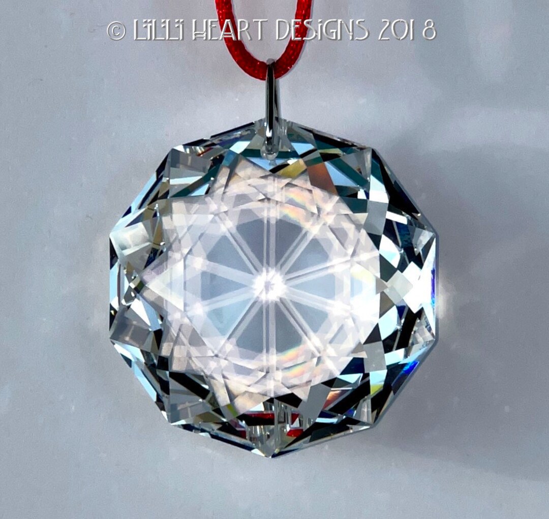 Kreuz Kristall Suncatcher, Swarovski Kristall Auto Ornament