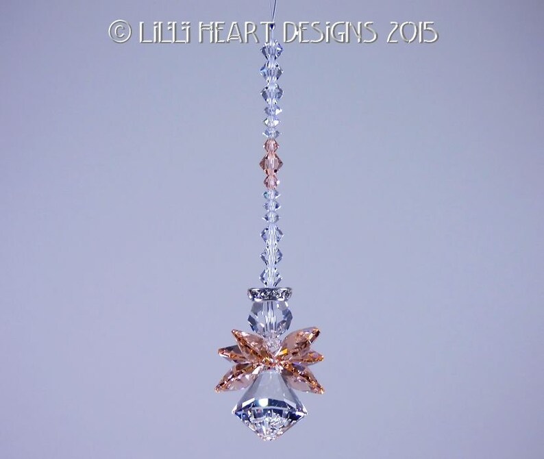 Swarovski Crystal Suncatcher Logo Etched Pirouette with Rare Etsy