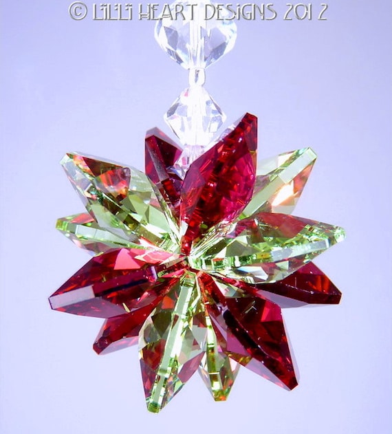 Kreuz Kristall Suncatcher, Swarovski Kristall Auto Ornament
