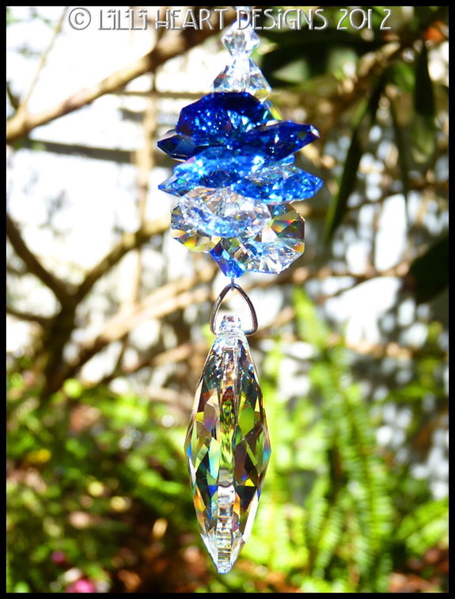 スワロフスキークリスタルサンキャッチャー 50 mm クリアキャッツアイ