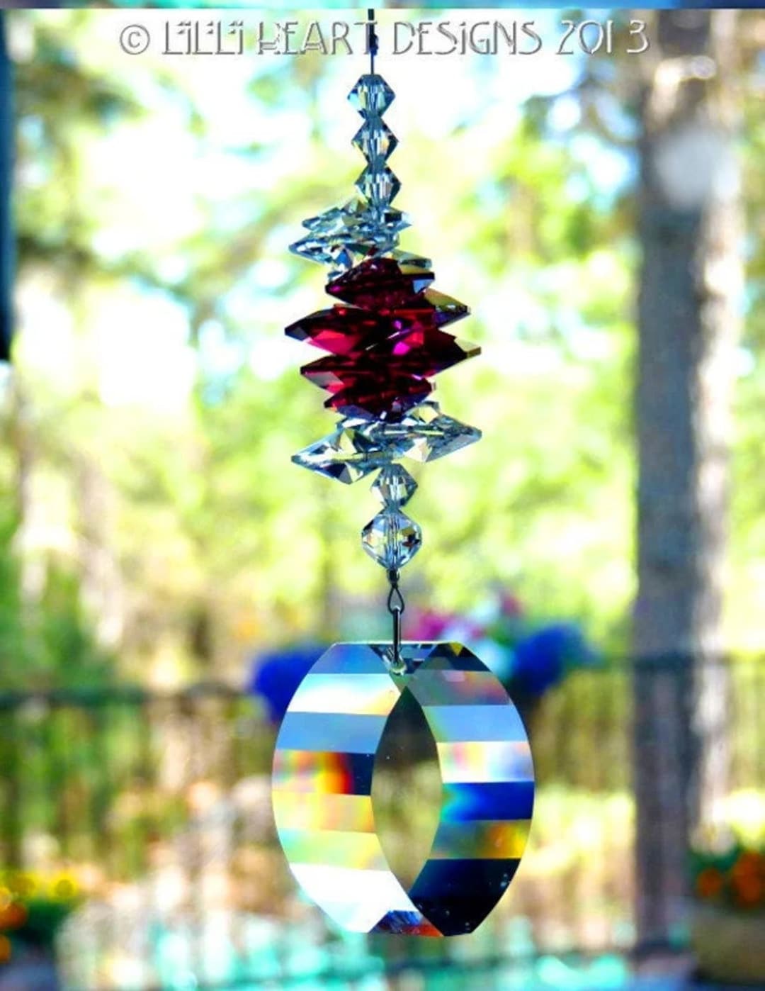 Swarovski Crystal Suncatcher Energy Gate the View Feng Shui All the Way