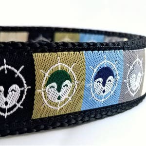 Alaskan Dog - Dog Collar / Adjustable / Large Dog Collar / Husky / Alaskan Malamute / Moon Mask / Alaska / Dog Collars