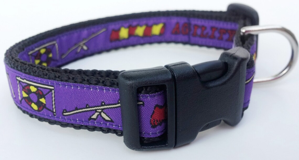 Agility Dog Collar / Handmade / Pet Accessories / Adjustable Etsy