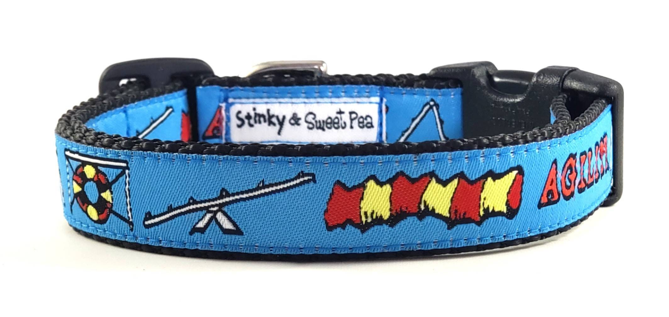 Agility Dog Collar / Handmade / Pet Accessories / Adjustable Etsy