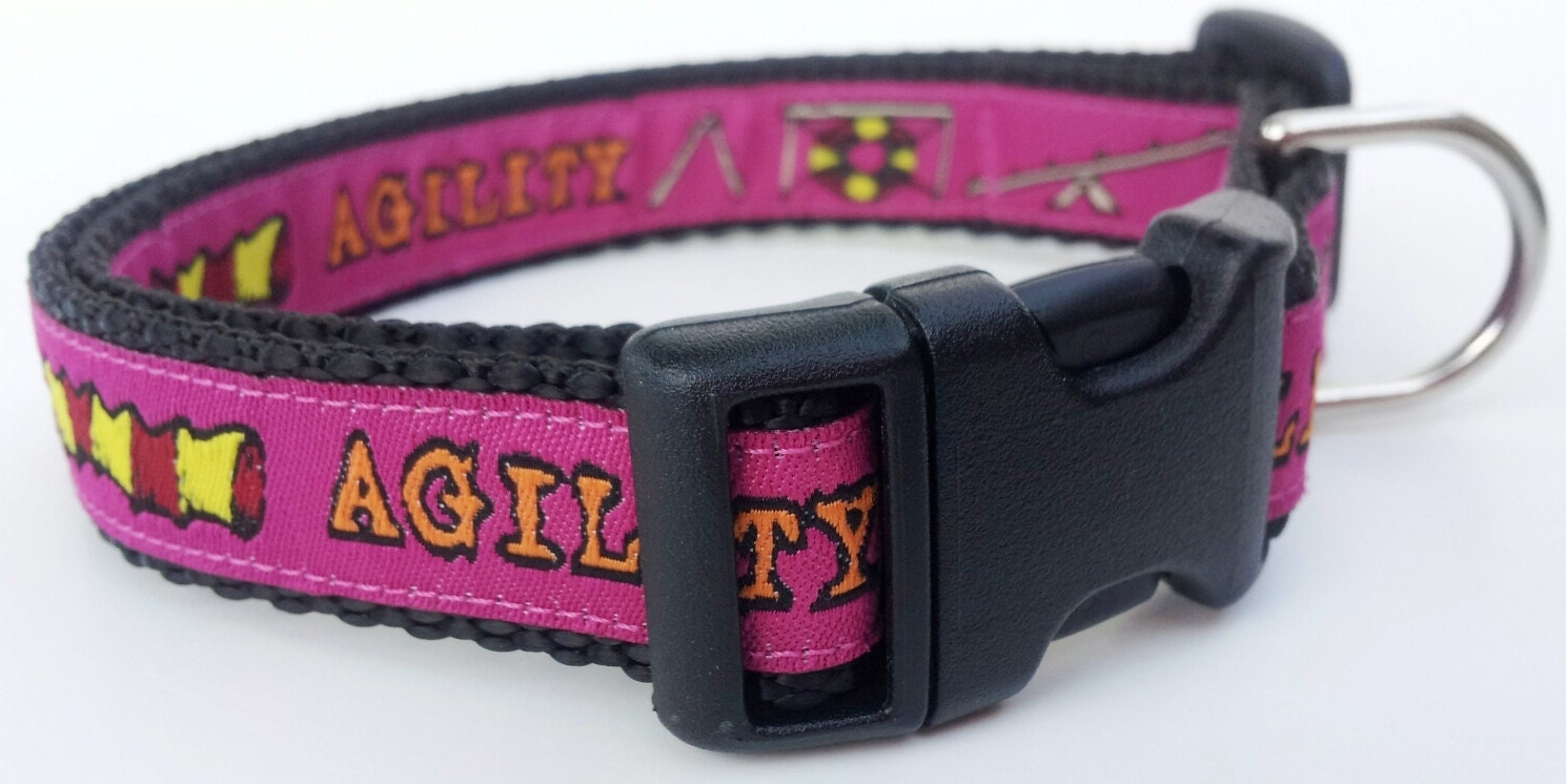 Agility Dog Collar / Handmade / Pet Accessories / Adjustable Etsy