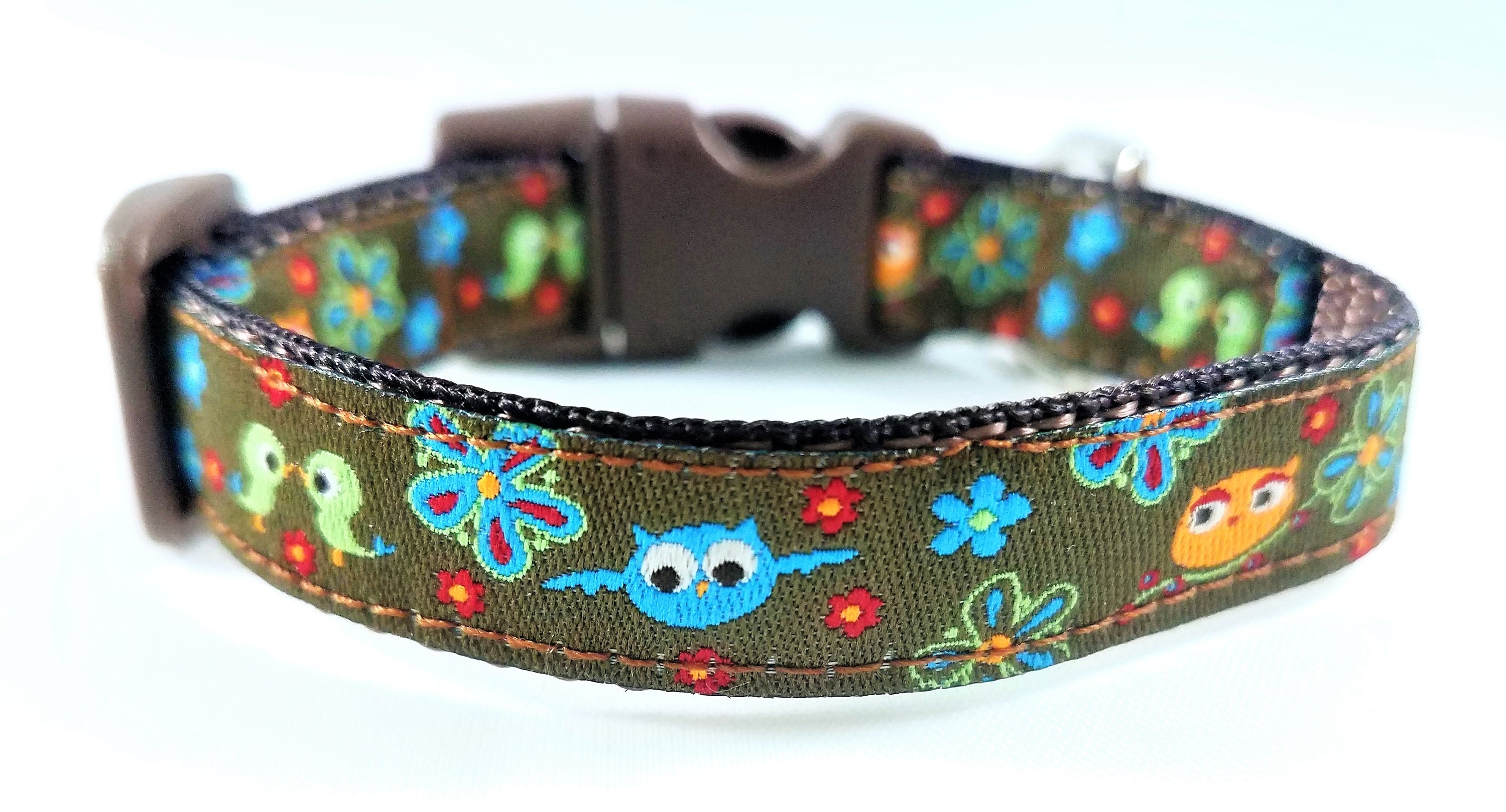 Tiny Birds Dog Collar / Teacup Dog Collar / Small Dog