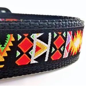 The Aztec Dog Collar / Adjustable / Geometric / modern / Maya / Xolo / Boho / Bohemian / Large Dog Collar / Dog Collars / Nomad / Primitive Bild 1