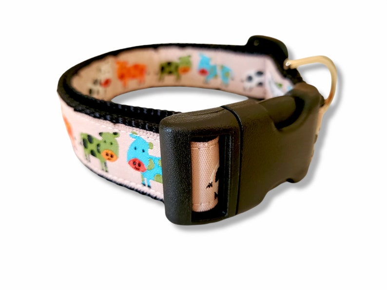 Holy Cow Dog Collar / Adjustable / Pet Accessories / Pet Lover / Dog Collar / Cow Dog Collar / Small Dog Collar / Large Dog Collar / Spots image 3