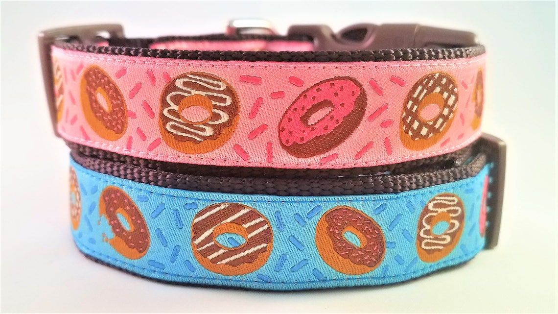 Donuts Dog Collar / Handmade / Pet Accessories / Adjustable / Etsy