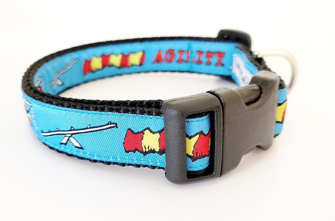 Agility Dog Collar / Handmade / Pet Accessories / Adjustable Etsy