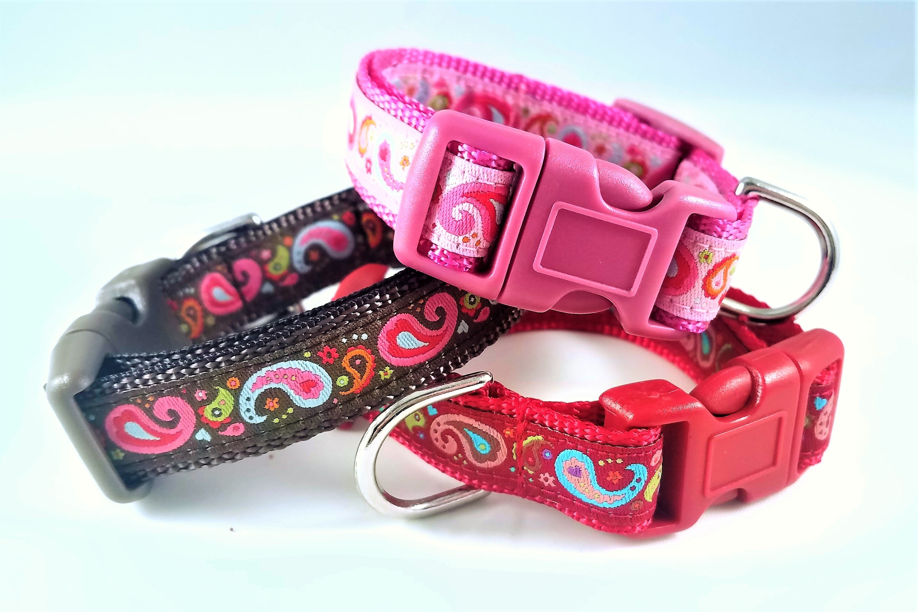 Paisley Puppy Dog Collar / Teacup Collar / Small Dog