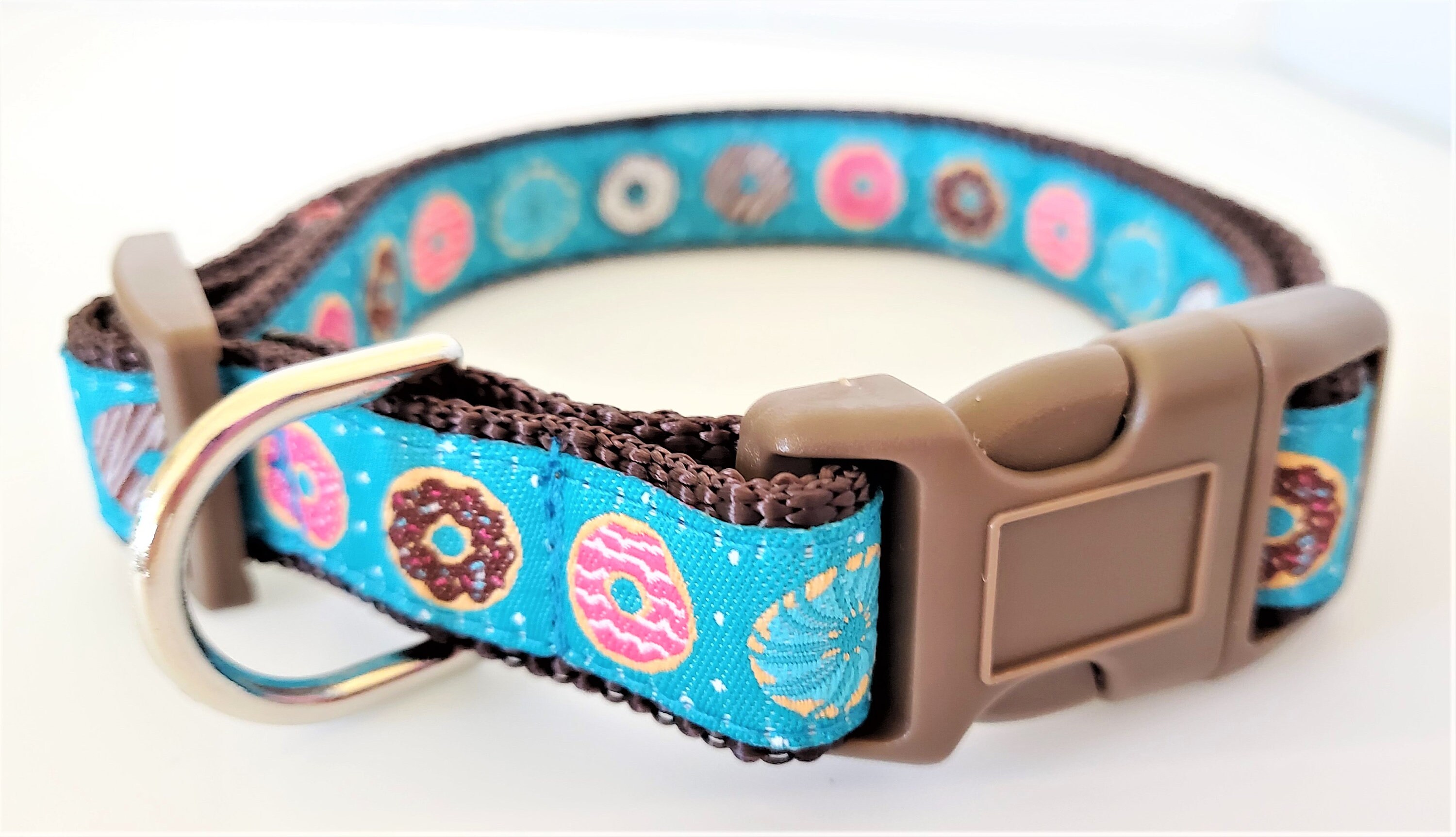 Tiny Donuts Dog Collar / Adjustable / Dog Collar / Donuts / Etsy