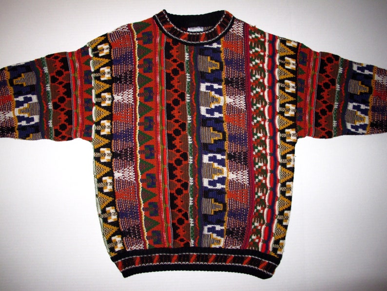 Crew Neck Unisex Small to Medium KALAROO Australia M Mens WOOL Sweater Colorful Fall 3D Mens Coogi Warm Ski Jumper Winter Coogi Like