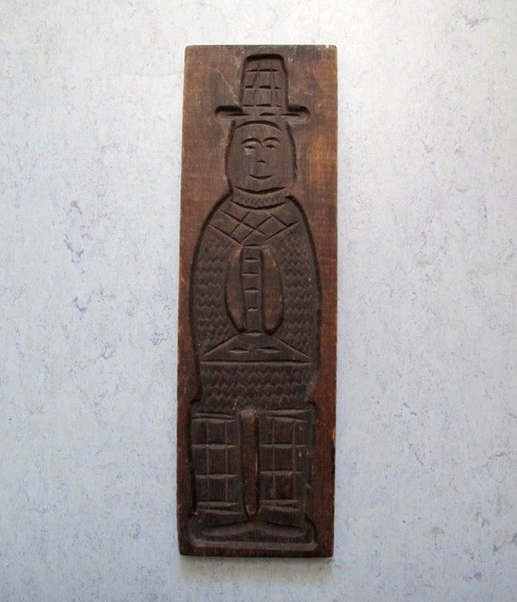 antique wooden cookie press