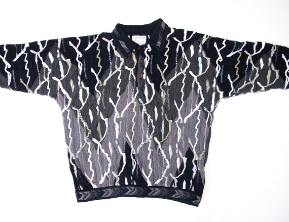 COOGI Australia Men XS S Polo Sweater Muted FALL C