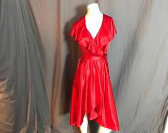 70's disco wrap dress