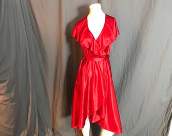 70's disco wrap dress