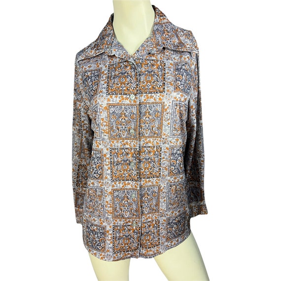Vintage 70's Lady Devon shirt L XL 40 - image 1