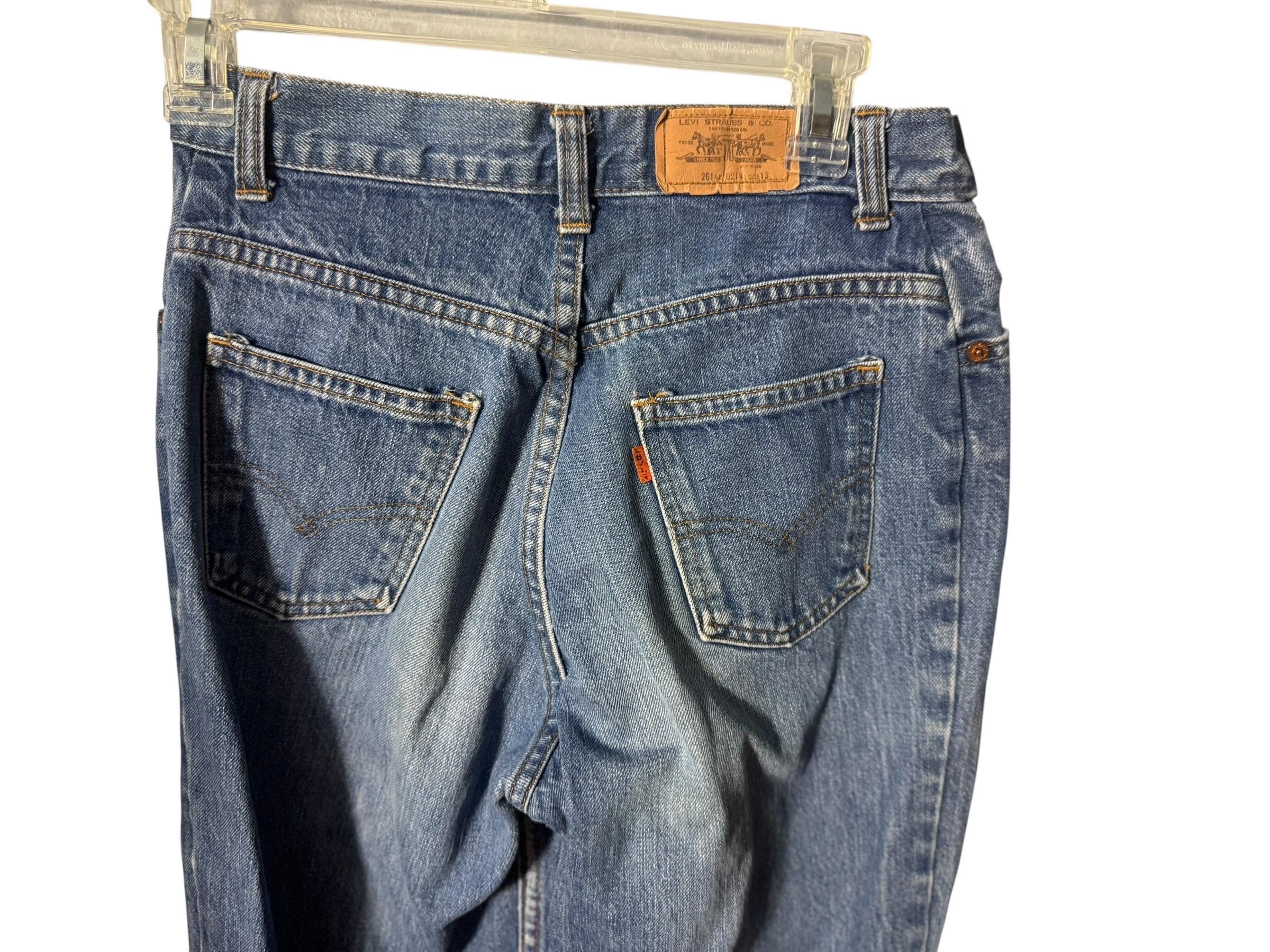 Vintage High Waist Snap Levis Jeans 28 X 35 - Etsy