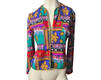 Vintage 80's silk blazer 4 Adrianna Papell