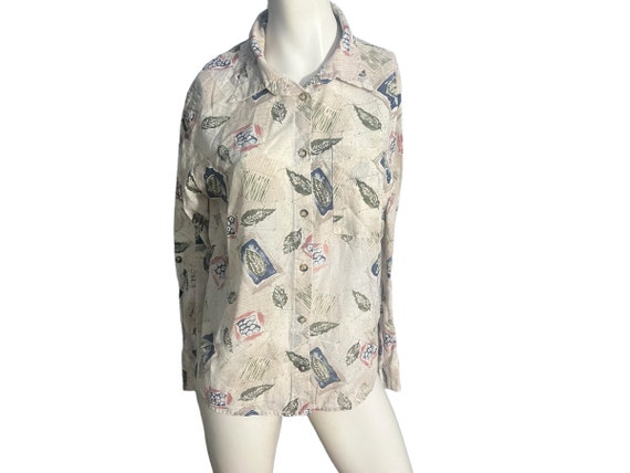 Vintage 80's Tapestry button up shirt L - image 1
