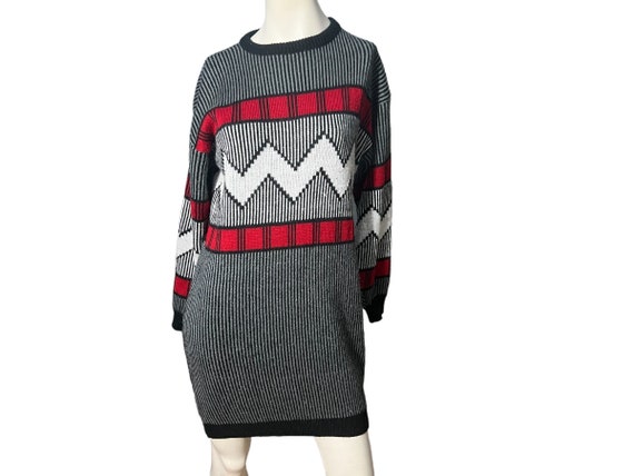 Vintage 80's sweater dress Latitudes M - image 1