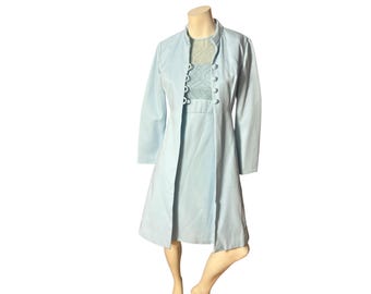 Vintage 60's Mod Dress and Jacket S M Leslie Fay
