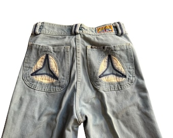 Vintage 70's French Star high waist jeans 26
