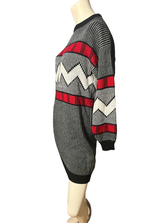 Vintage 80's sweater dress Latitudes M - image 6