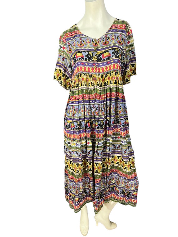 Robe Boho Hippie Papillon - Taille M Mais Taille Comme Un S - Neuf Sans étiquettes - Style Adorable