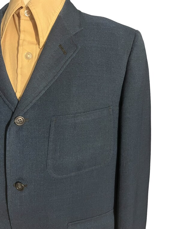 Vintage 70's blue suit jacket 42 - image 3