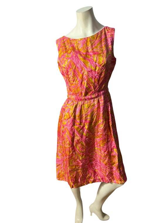 Vintage 60's Suzy Perette day dress M - image 2