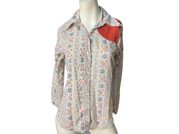 Vintage 60's 70's Ladies Mates Shirt M 13 - image 1