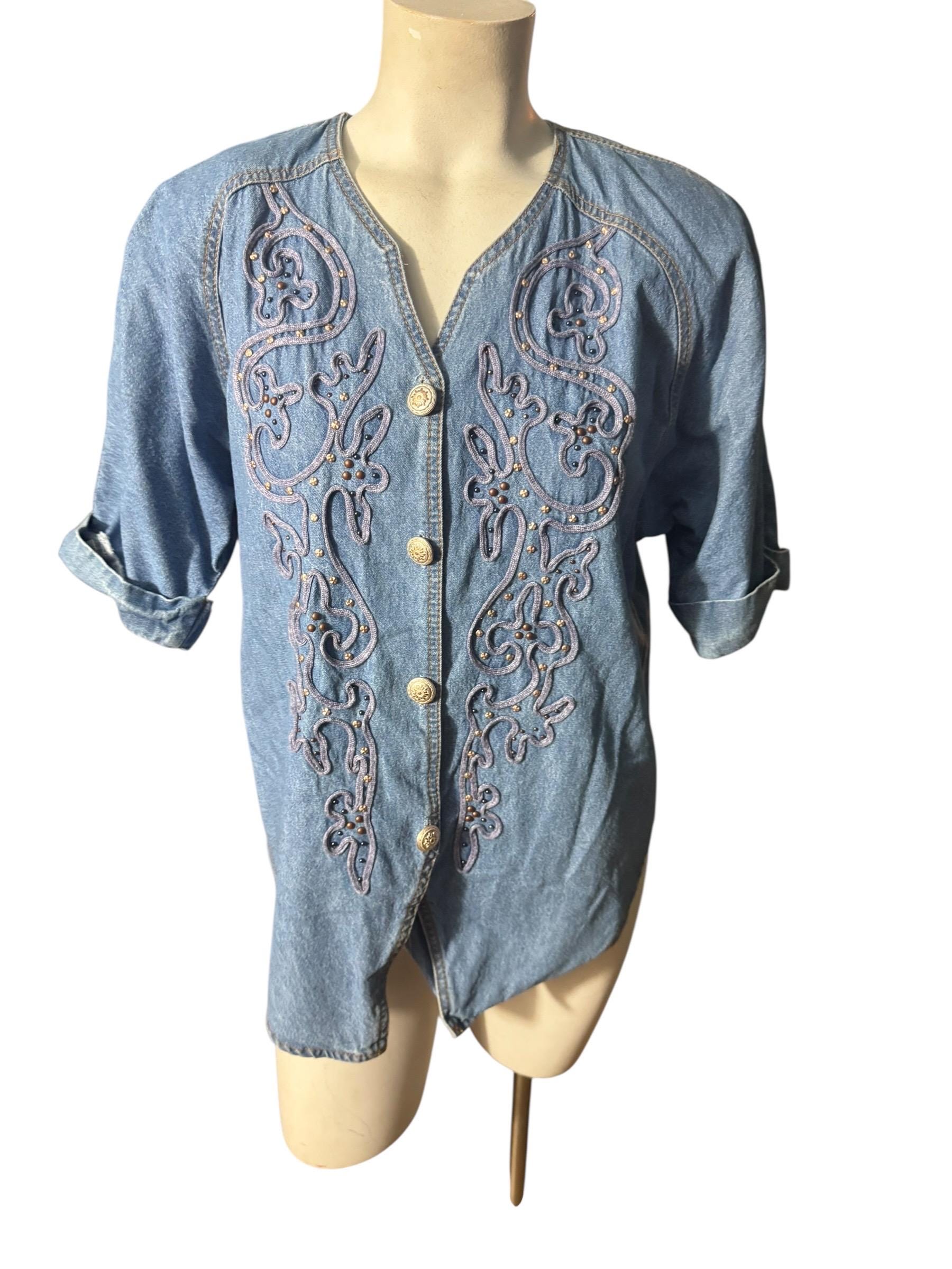 Vintage 80's Blue Pant Suit 8 P Monique Fashions - Etsy
