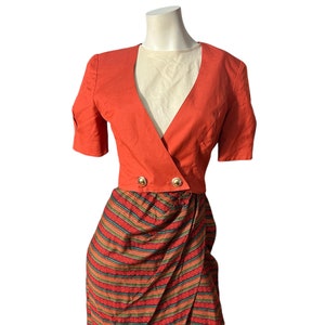 Vintage 80’s sarong dress 4 Geary Roark Kamisato