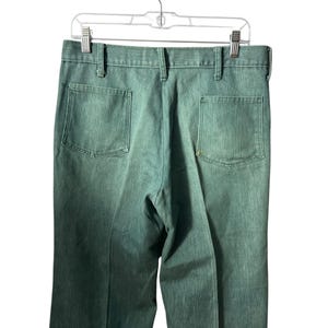 Vintage 70's green Tobias trouser pants 32 x 27