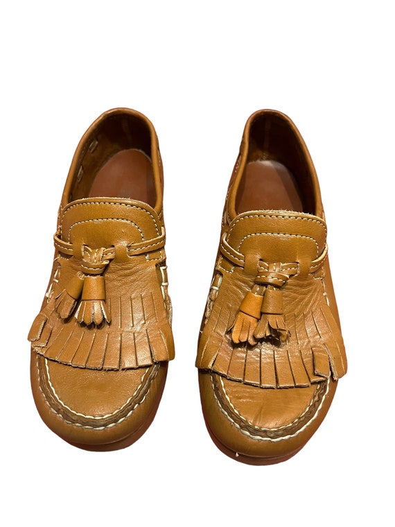 Vintage platform shoes loafers Dexter 5.5 M - image 2