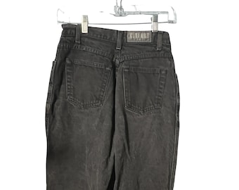 Jeans neri vintage a vita alta Gitano 8