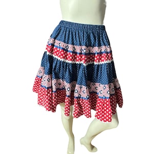 Vintage American square dance skirt S