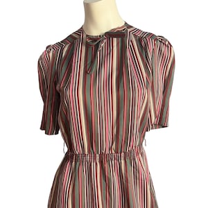 Vintage 80&#39;s striped dress pbj M