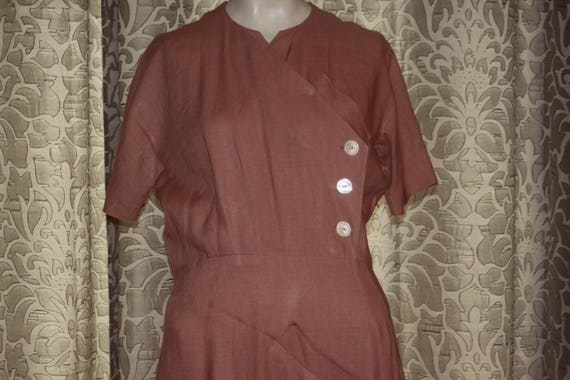 Vintage 1940's Rose Pink Volup Dress Form Fitting