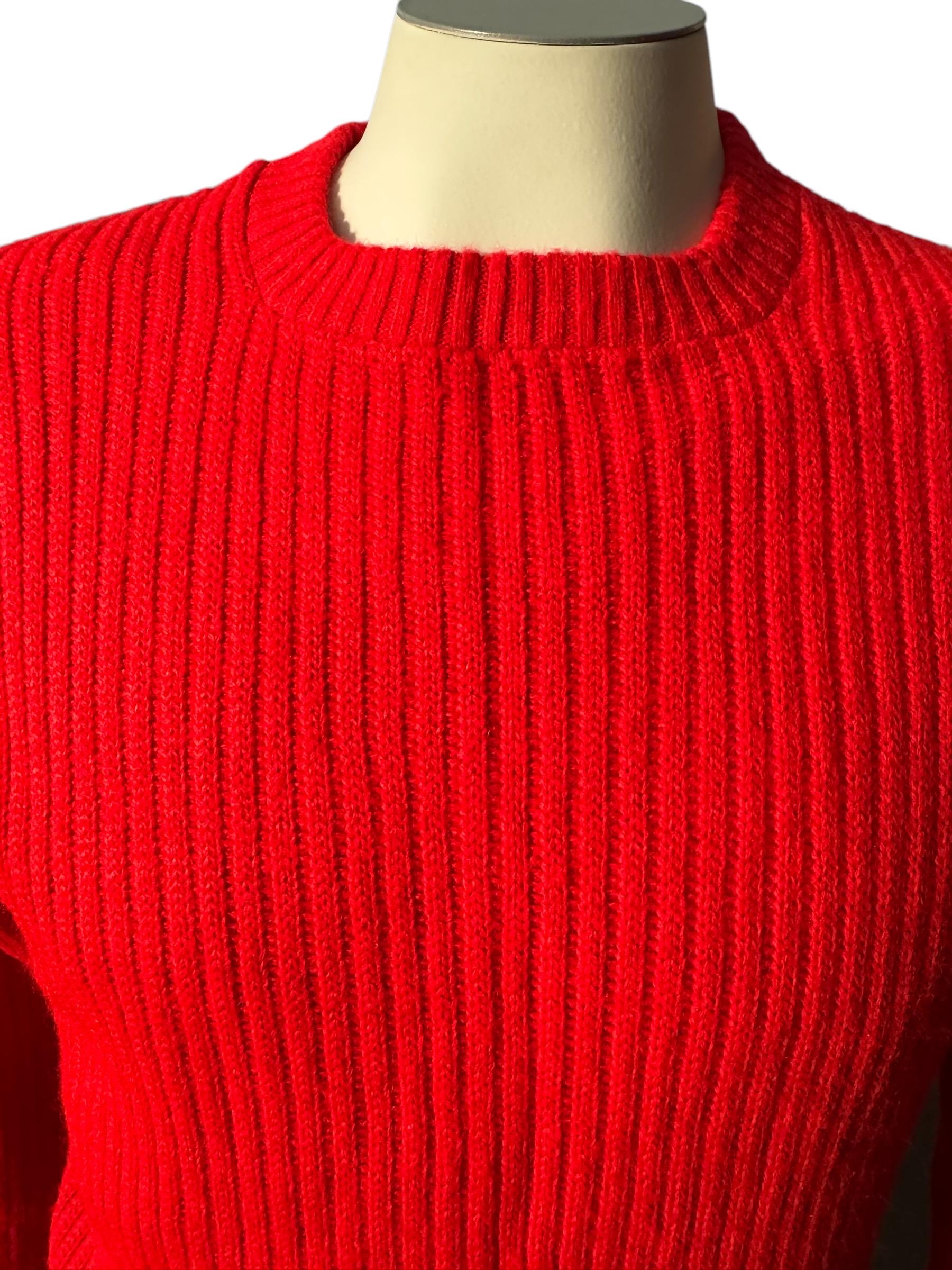 Vintage 60's Red Men's Sweater M Revere - Etsy