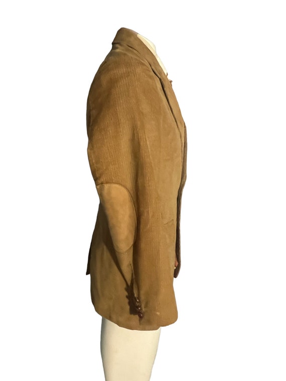 Vintage 70's 80's Corduroy suit jacket 38 R - image 5